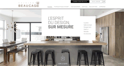 Desktop Screenshot of cuisinesbeaucage.com