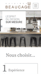 Mobile Screenshot of cuisinesbeaucage.com